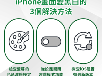 iPhone画面变黑白是屏幕故障了吗? 3个方法排除异常