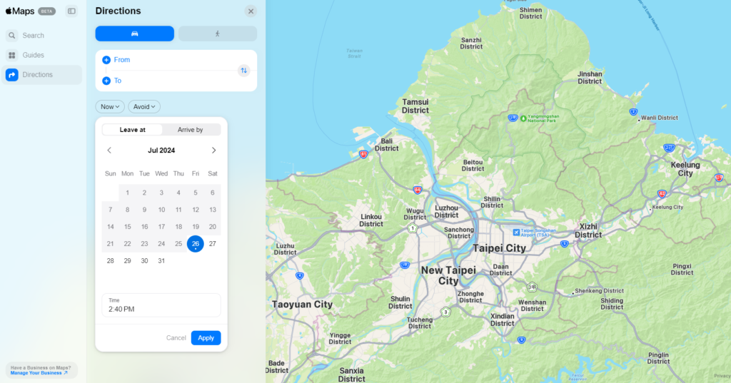Apple Maps推出网页版,三大功能一次整理给你!