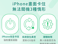 iPhone画面卡住无法关机是为什么? 根据3种情况说明解决方法
