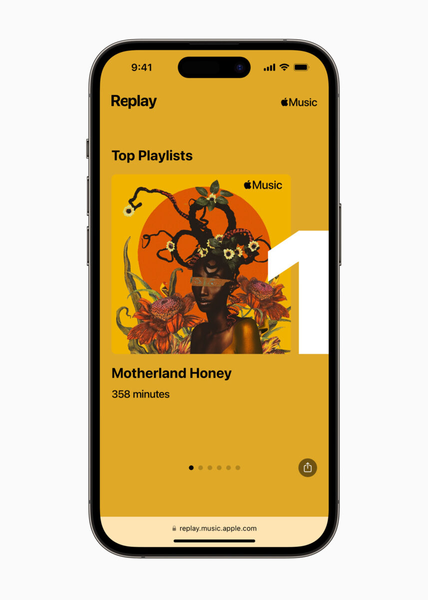 Apple Music 推出全新 Replay 音乐回忆体验,并公布 2022 年终排行榜 第3张 Apple Music 推出全新 Replay 音乐回忆体验,并公布 2022 年终排行榜 第3张