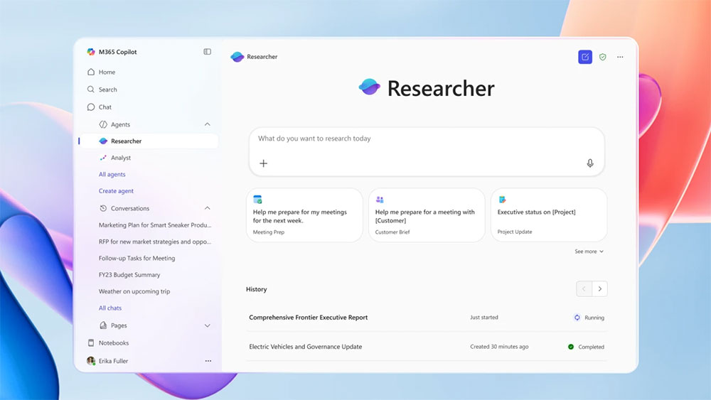 微軟向所有 Microsoft 365 Copilot 用戶開放 Researcher 與 Analyst AI 代理功能 - 電腦王阿達 微软向所有 Microsoft 365 Copilot 用户开放 Researcher 与 Analyst AI 代理功能 - 锐达哥