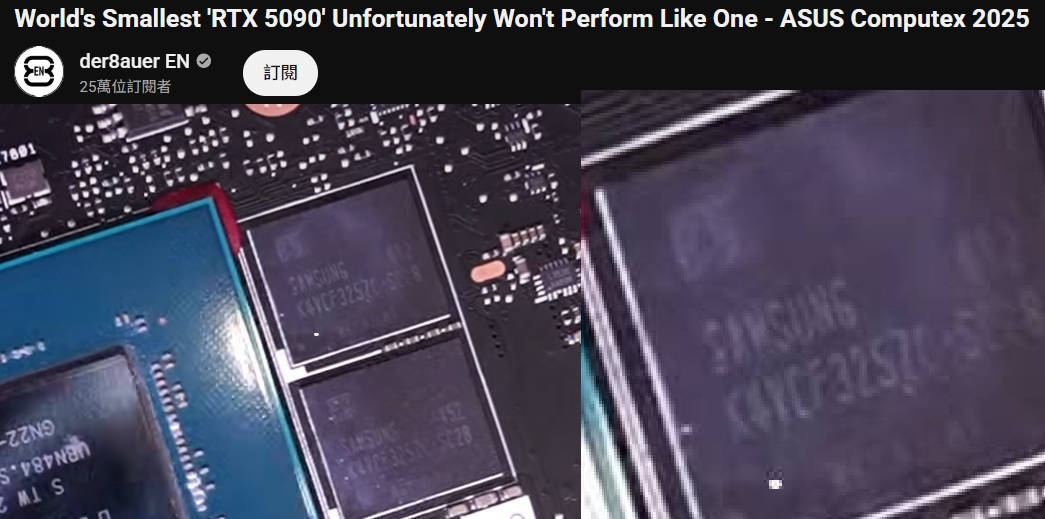 原来 NVIDIA 早已展示过采用 3GB GDDR7 颗粒的 RTX 5090 48G？