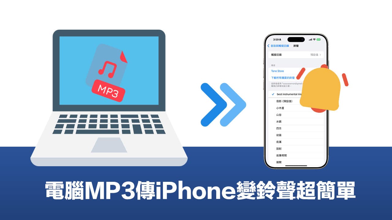 电脑MP3传到iPhone变铃声超简单! 一键下载免费转换超省力技巧