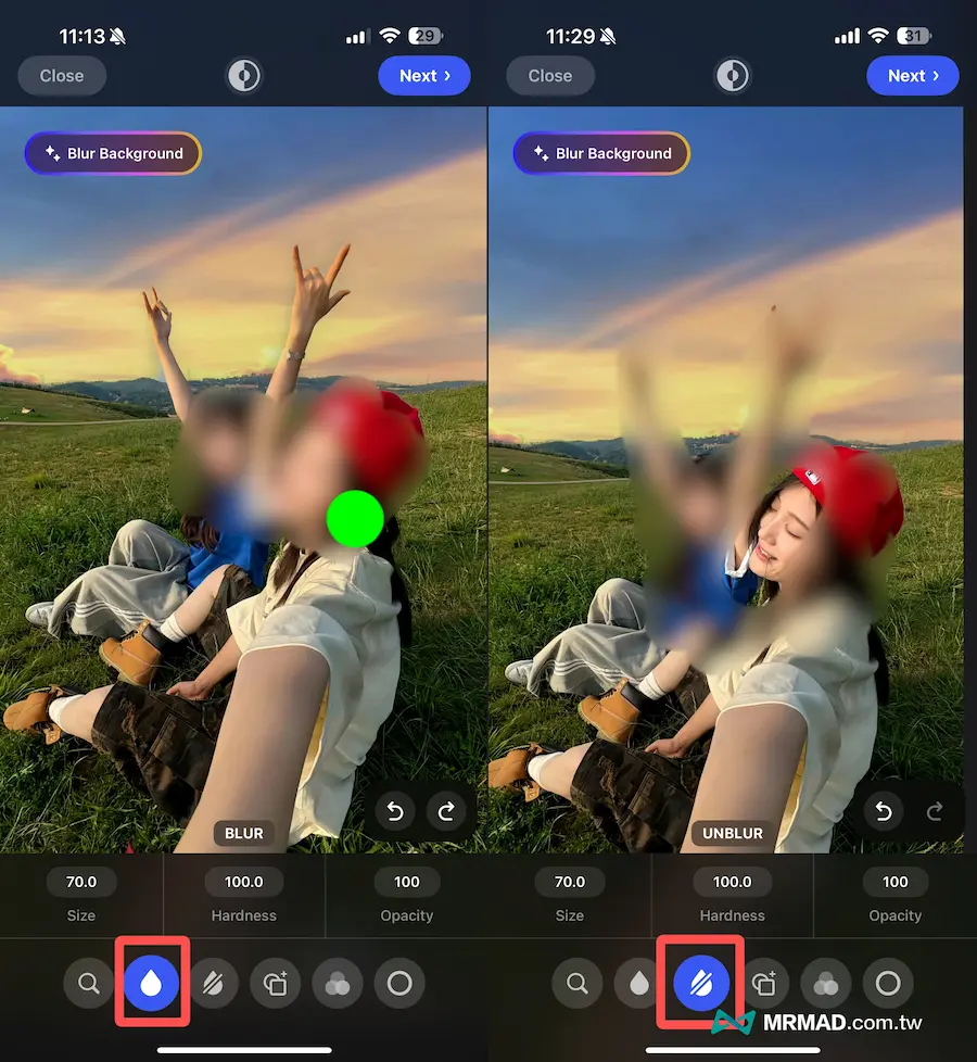 iPhone照片模糊处理工具《Blur Photo Editor》上手技巧 2