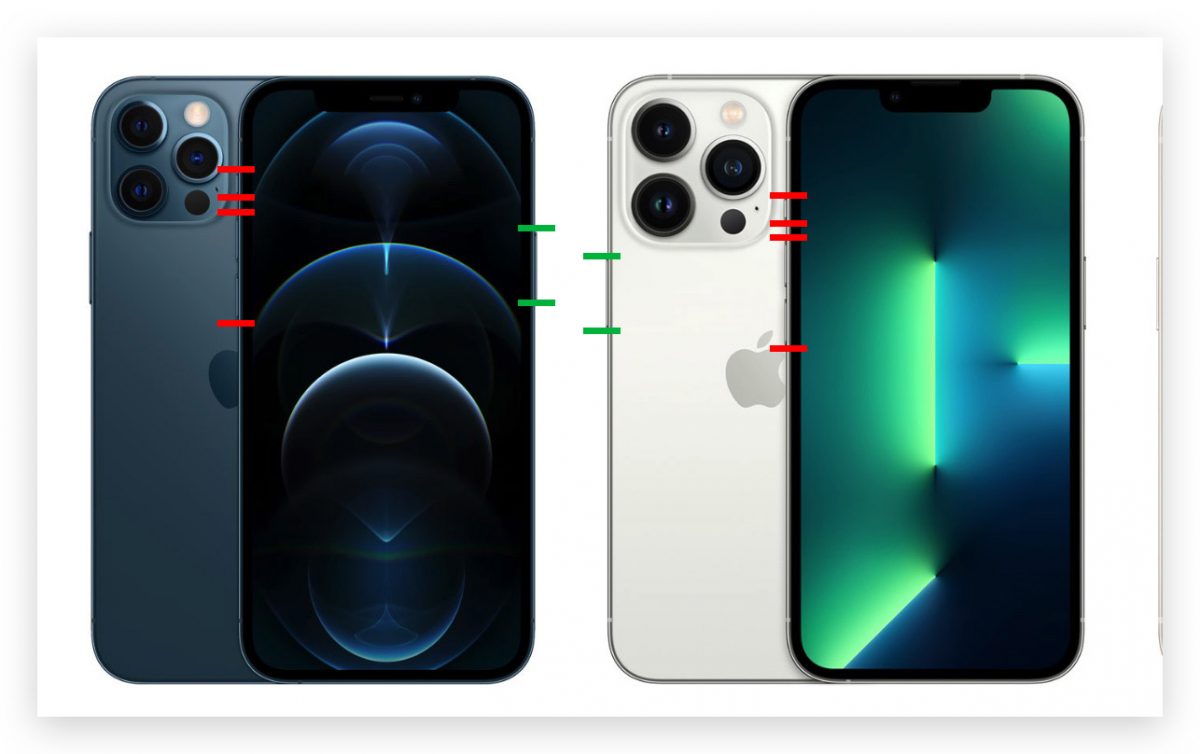 iPhone 13 能共用 12 的保护壳吗？5 张图告诉你差别有多大 第3张