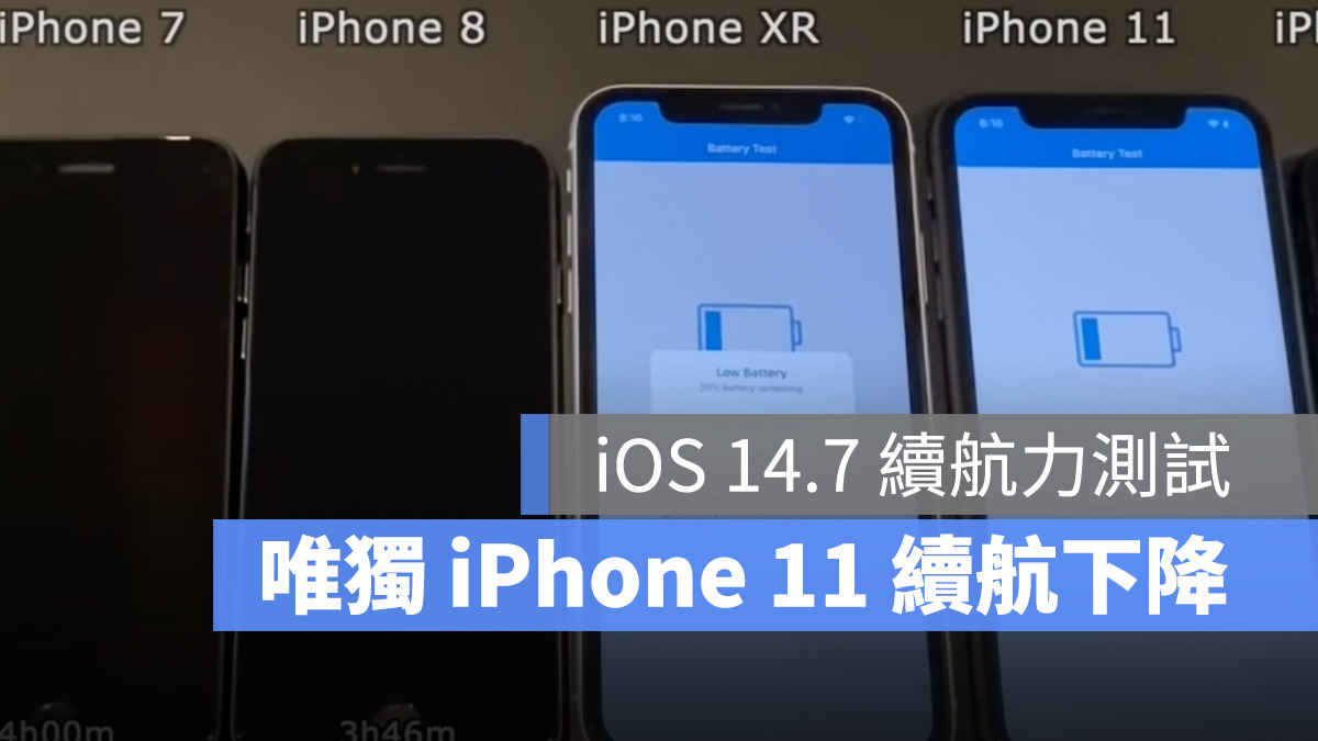 iOS 14.7 让 iPhone 续航力更好,但有 1 款手机退步了 第1张 iOS 14.7 让 iPhone 续航力更好,但有 1 款手机退步了 第1张