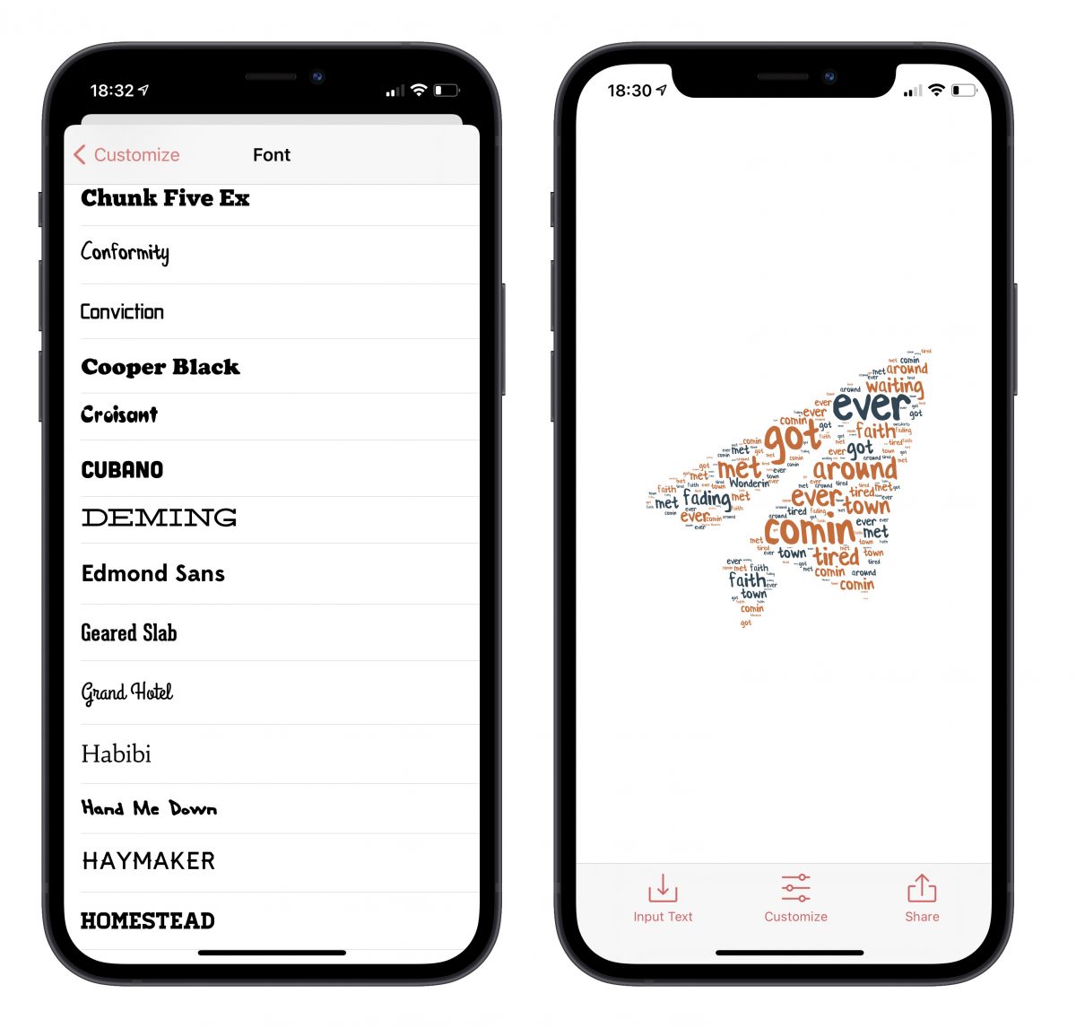 限时免费:用 WordPack 建立专属的云文字!当卡片、装饰、衣服图案都好看 第12张 限时免费:用 WordPack 建立专属的云文字!当卡片、装饰、衣服图案都好看 第12张