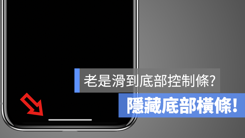 关闭/隐藏iPhone底部横条教程,玩游戏不再因此不小心跳出(iOS技巧) 第1张 关闭/隐藏iPhone底部横条教程,玩游戏不再因此不小心跳出(iOS技巧) 第1张