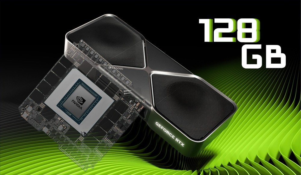 RTX 5090内存加大到128GB,售价高达13,200美元